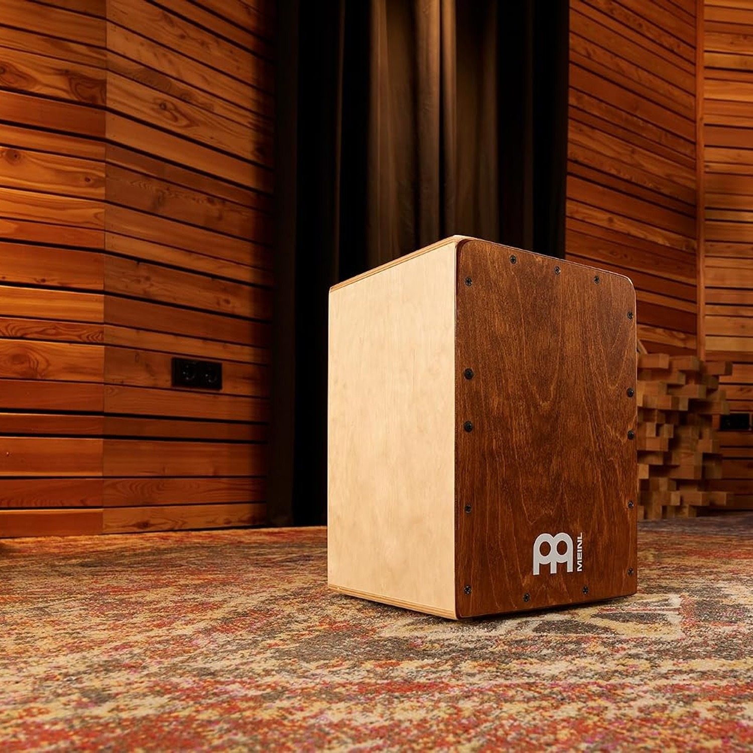 Meinl Jam Cajon Box Drum with Snares (Almond Birch): image 9