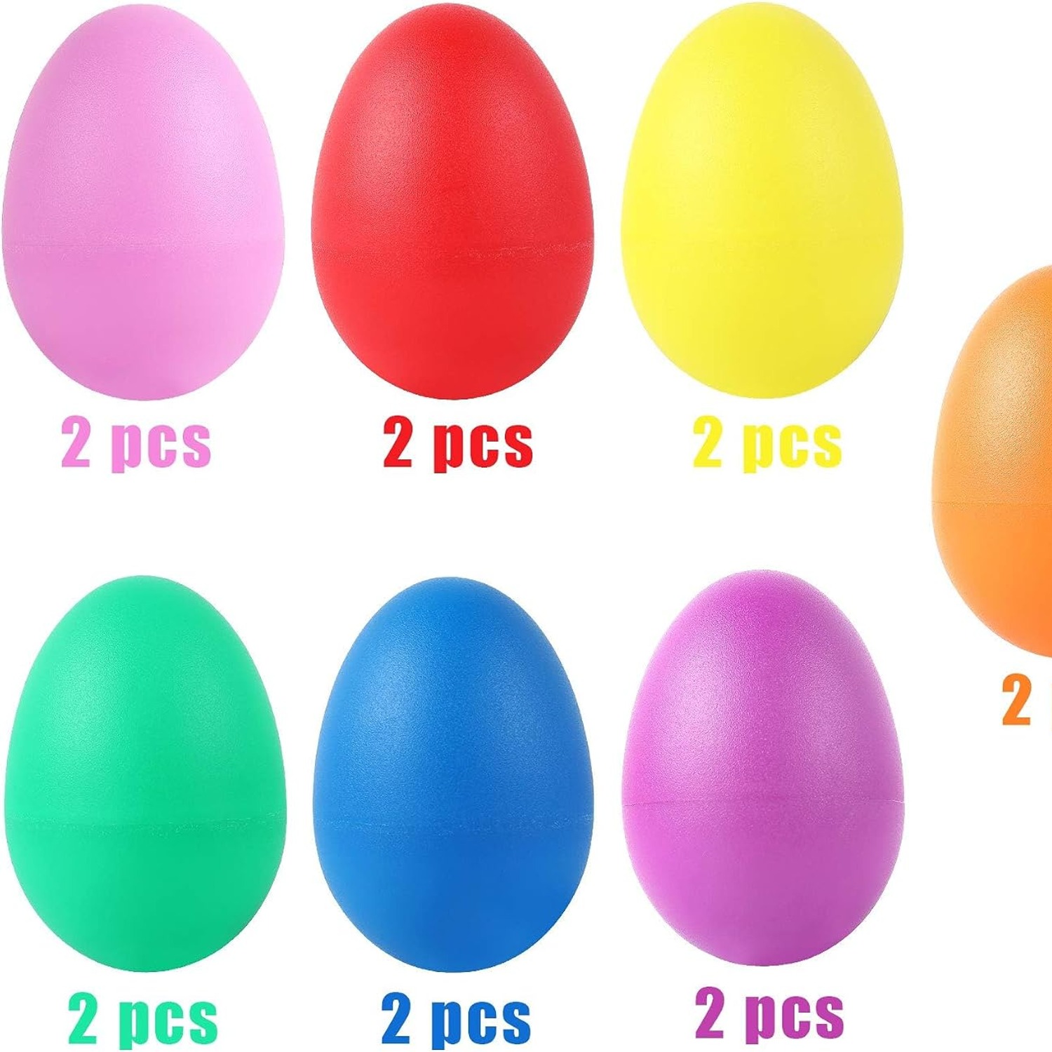 Egg Shakers 14 Piece Rainbow Set: image 3