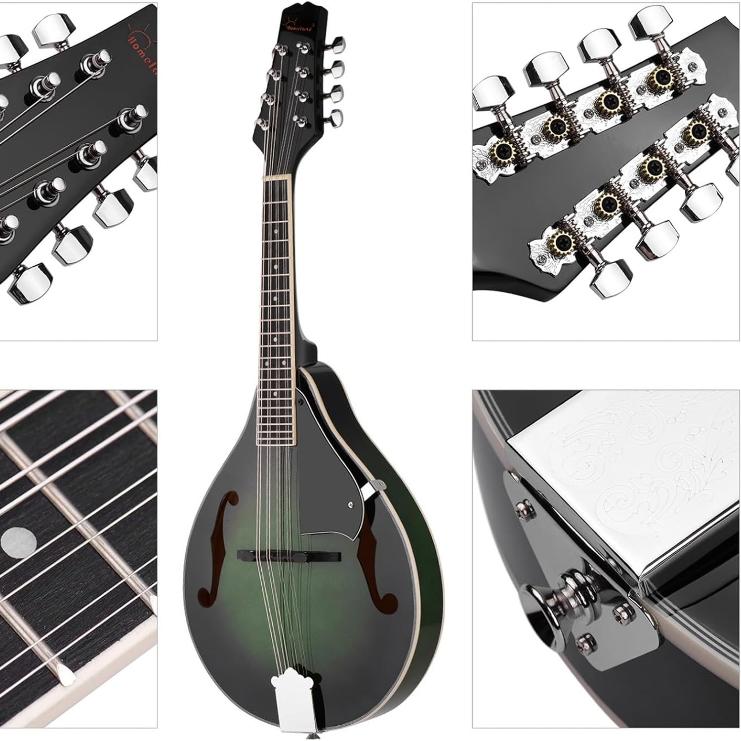 A-Style 8-String Mandolin with Storage Bag